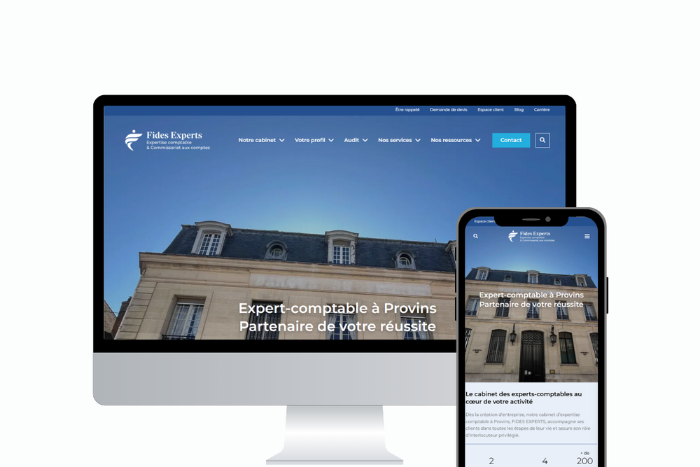 Site internet Fides Experts